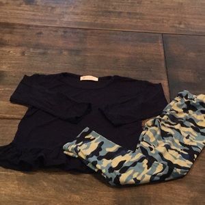 Girls Camo Set